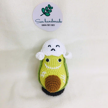 Avocado Halloween Edition- Crochet pattern _ PDf file- English