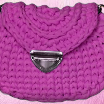 Oval Crochet Bag