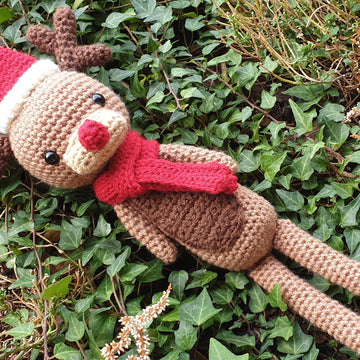 Christmas crochet amigurumi dolls angel elf rudolph santa claus grandma