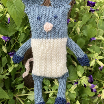 The Mouse knitted animal soft toy