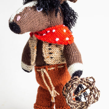 Knit a Story about the Raindrop Family - mouse, horse, duck, elephant