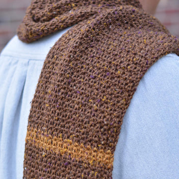 Winter Color Block Scarf