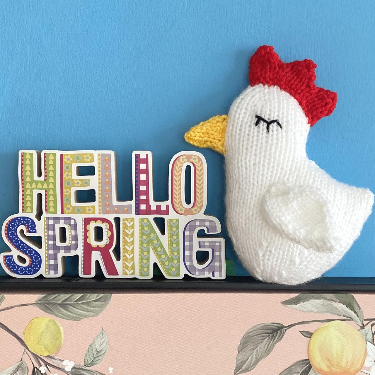 Spring Chicken Easter Knitting Pattern