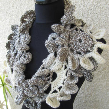 Multicolored "Lyubava" Unique Scarf Tutorial
