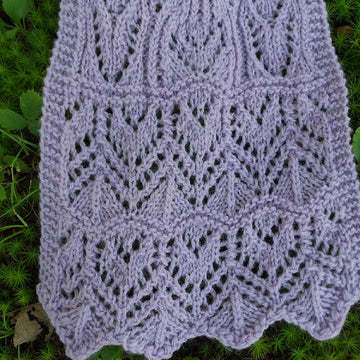 Marie's Amethyst Lace Scarf