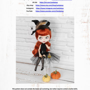 Halloween Witch for Blythe doll