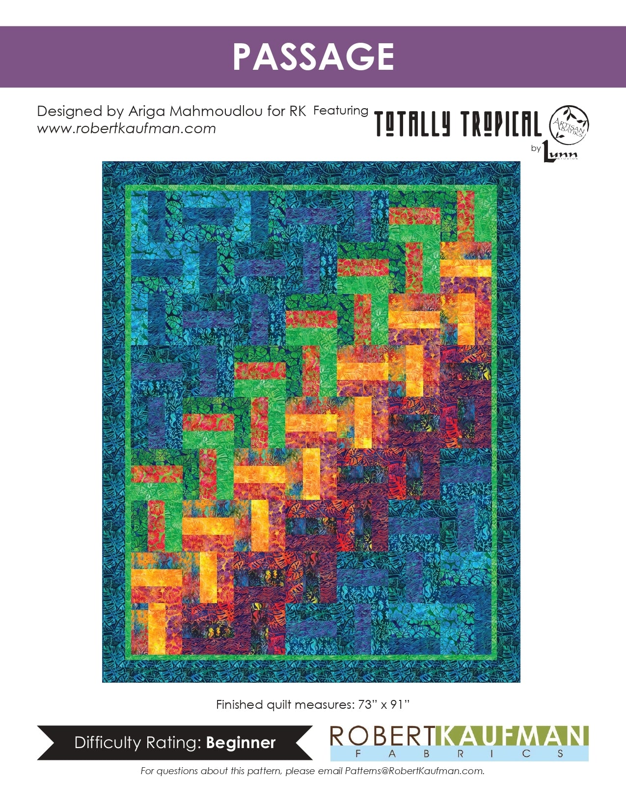Robert Kaufman Passage - Downloadable PDF