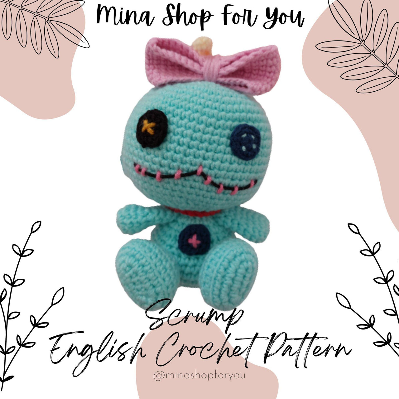 Scrump Amigurumi Crochet Pattern: 6-inch Doll (English PDF)