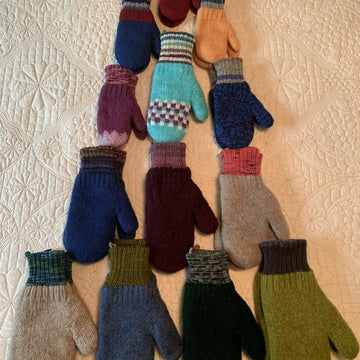 Felted Mittens with Liner