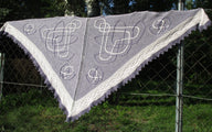 Rosy Lotus Shawl