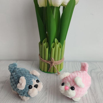 Cat keychain cat amigurumi