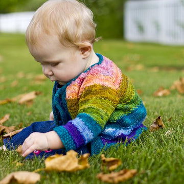 Tulips, A Colorful Cardigan for Baby