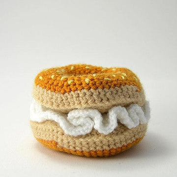 Bagel Crochet Pattern, Bagel Amigurumi