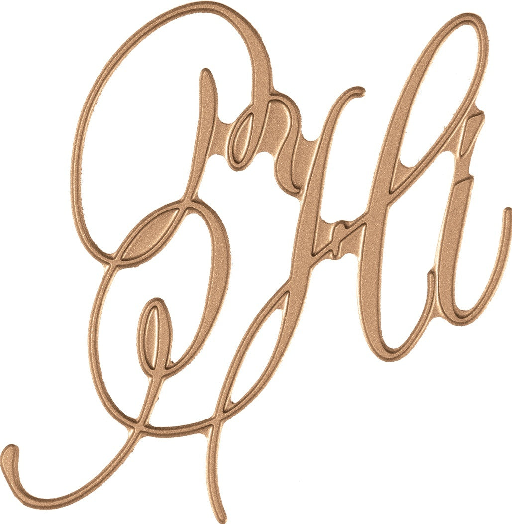 Spellbinders PA Scribe Glimmer Hot Foil Plate - Hi