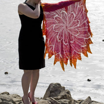 Solar Flare Circular Shawl