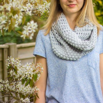 Blossom infinity scarf