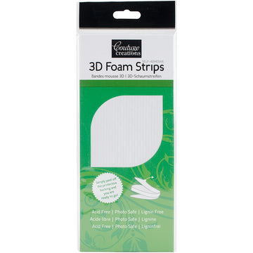 Artdeco Creations Couture Creations 3D Foam Strips - White