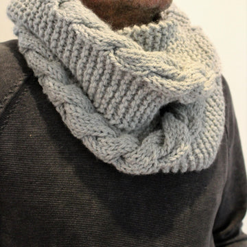 Mens Storm Cable Cowl