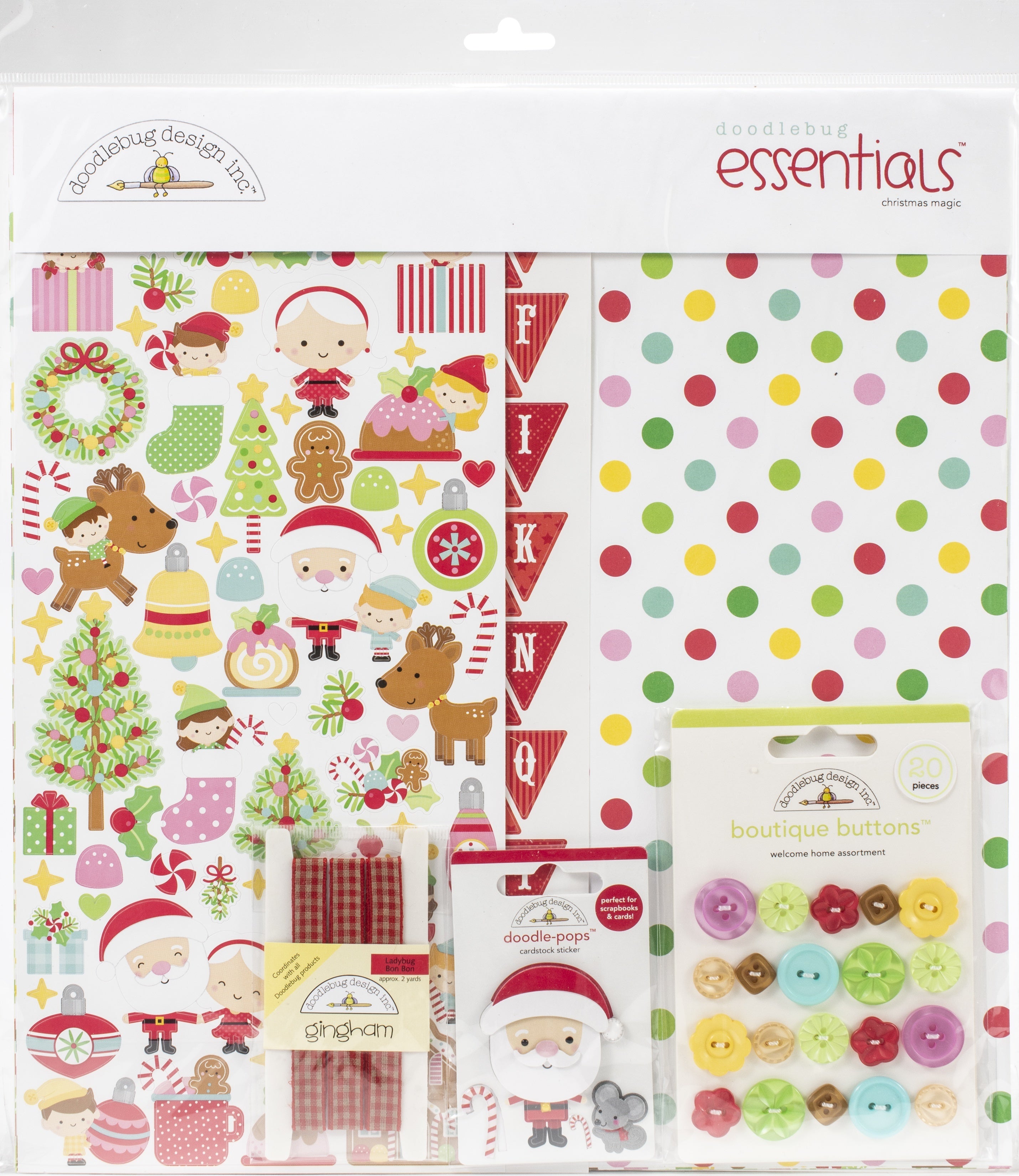 Doodlebug Essentials Page Kit 12"X12" - Christmas Magic