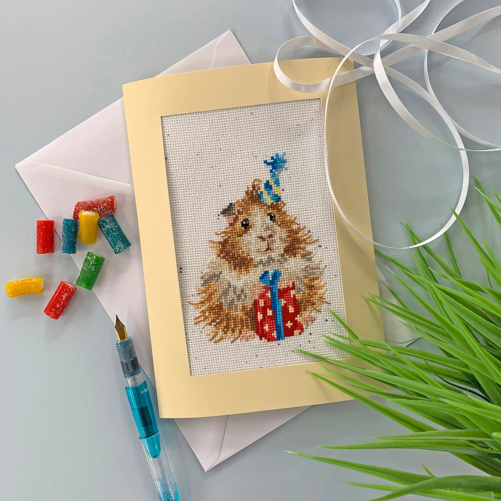 Bothy Threads Guinea Be A Great Day Cross Stitch Kit - 10 x 16cm
