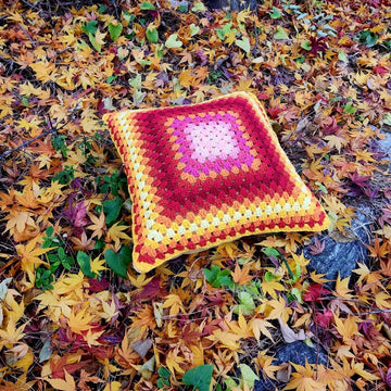 Sunset Dream Granny Cushion
