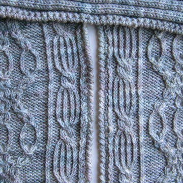 Lake Erie Cabled Scarf