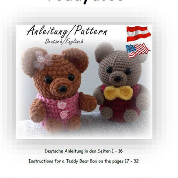 Teddy Bear Box Crochet Amigurumi PATTERN