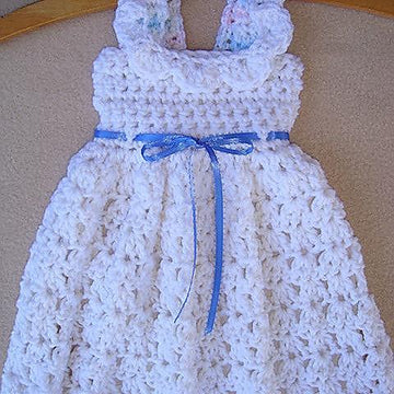 584 CROCHET SHELL STITCH jumper or sundress