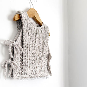 4-6 years – PICOTS Crochet Vest Pattern