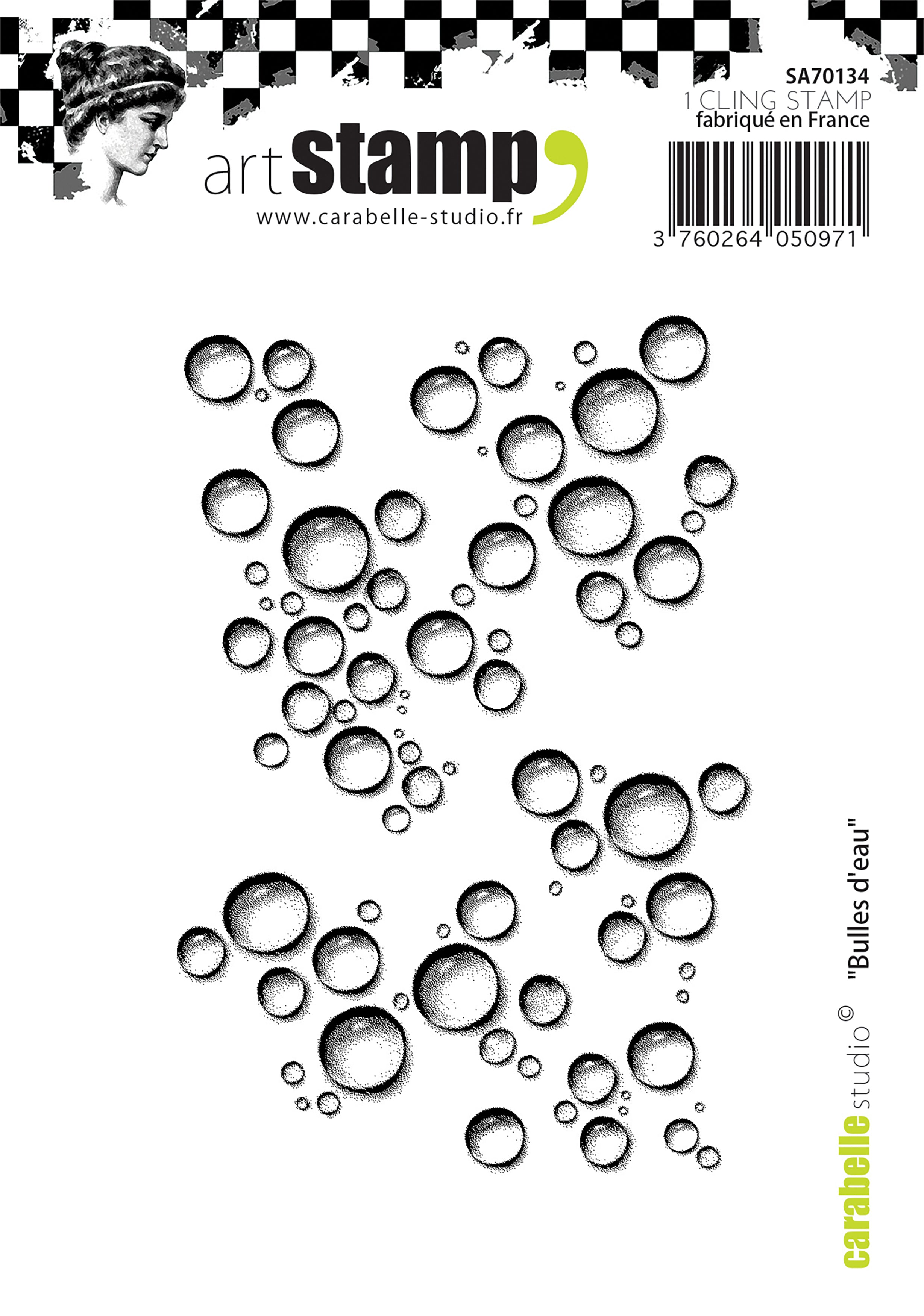 Carabelle Studio Cling Stamp A7 - Bubbles Of Water