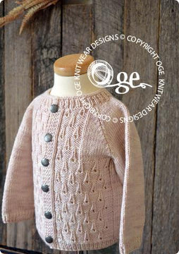 Raindrops Cardigan & Hat - P185