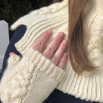 French Braid Mitts