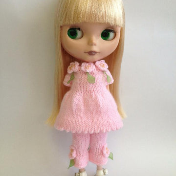 Blooming Lovely Dress and bloomers set for Blythe doll