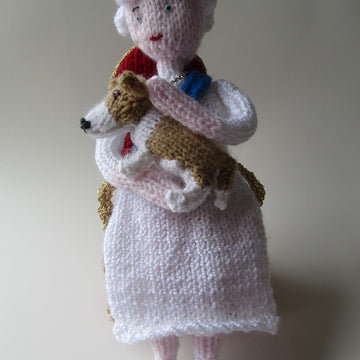 Our Queen Elizabeth Doll Throne & Corgi Susan