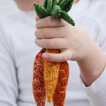 Knitted carrot: Easter Spring Decor