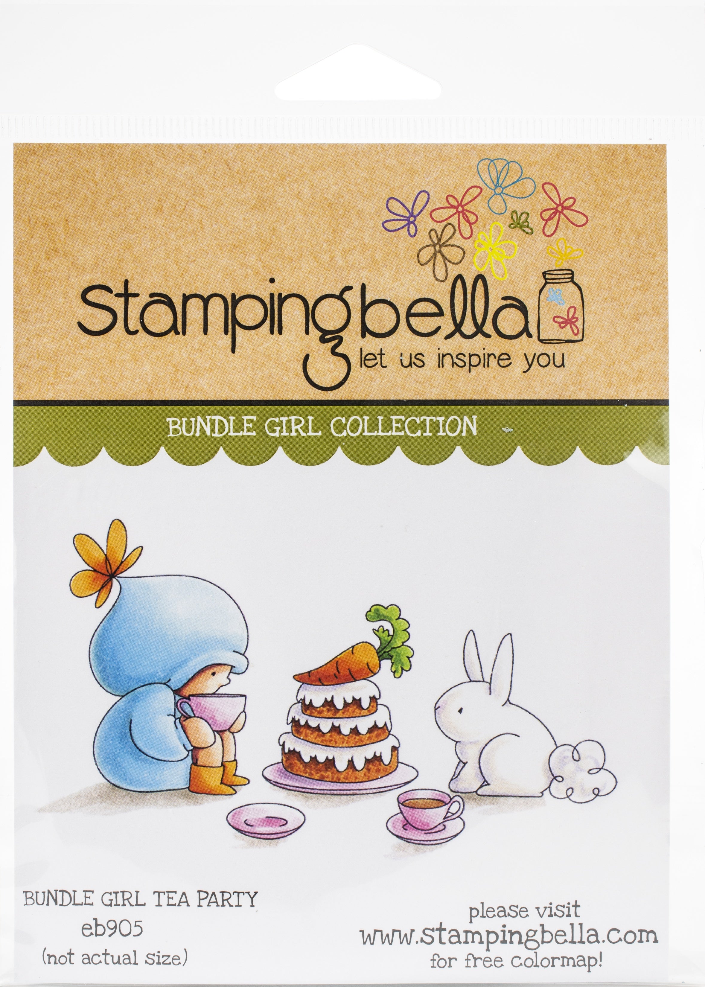 Stamping Bella Cling Stamps - Bundle Girl Tea Party