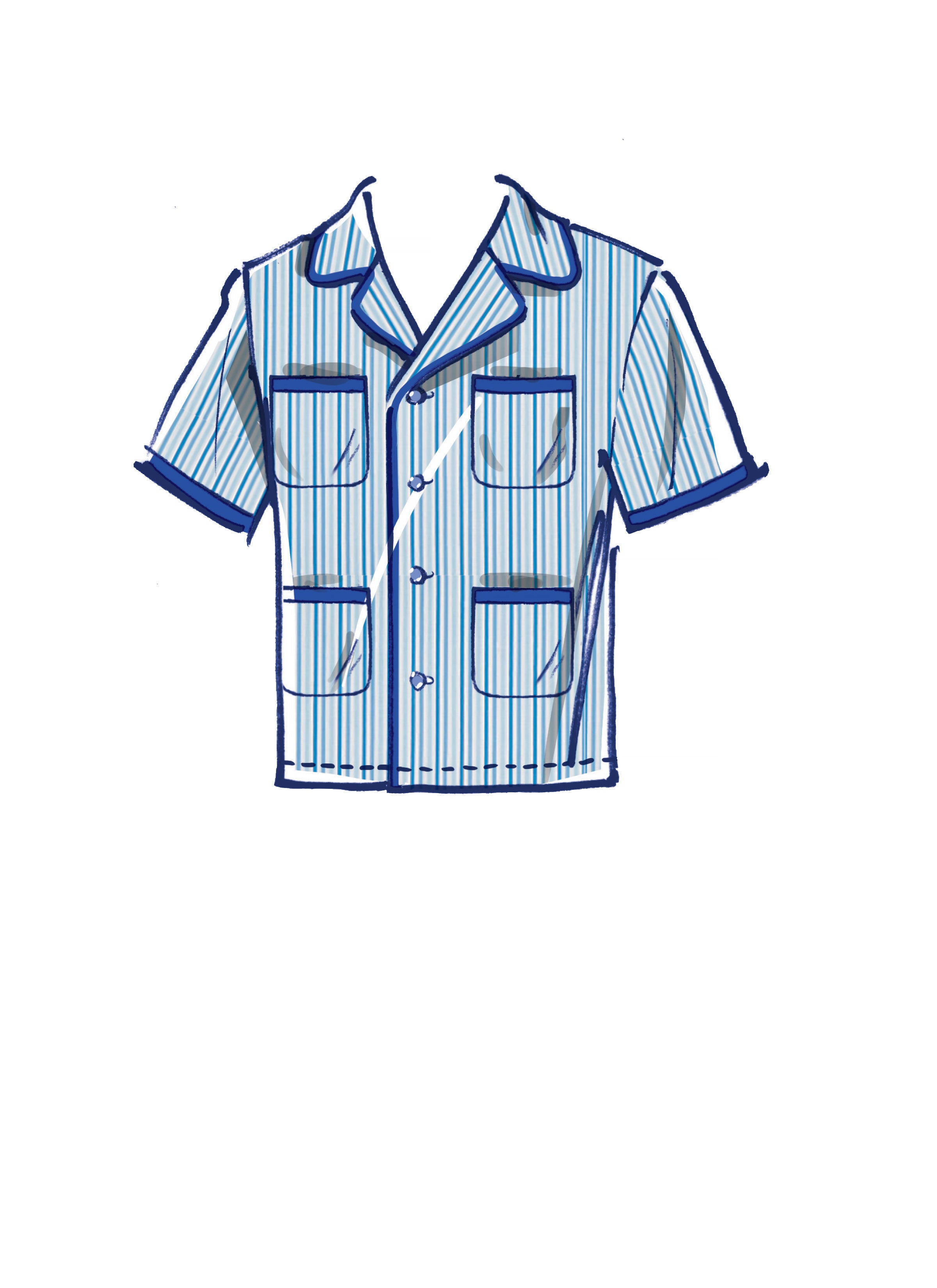 McCall's Men's Pyjamas M8262 - Sewing Pattern