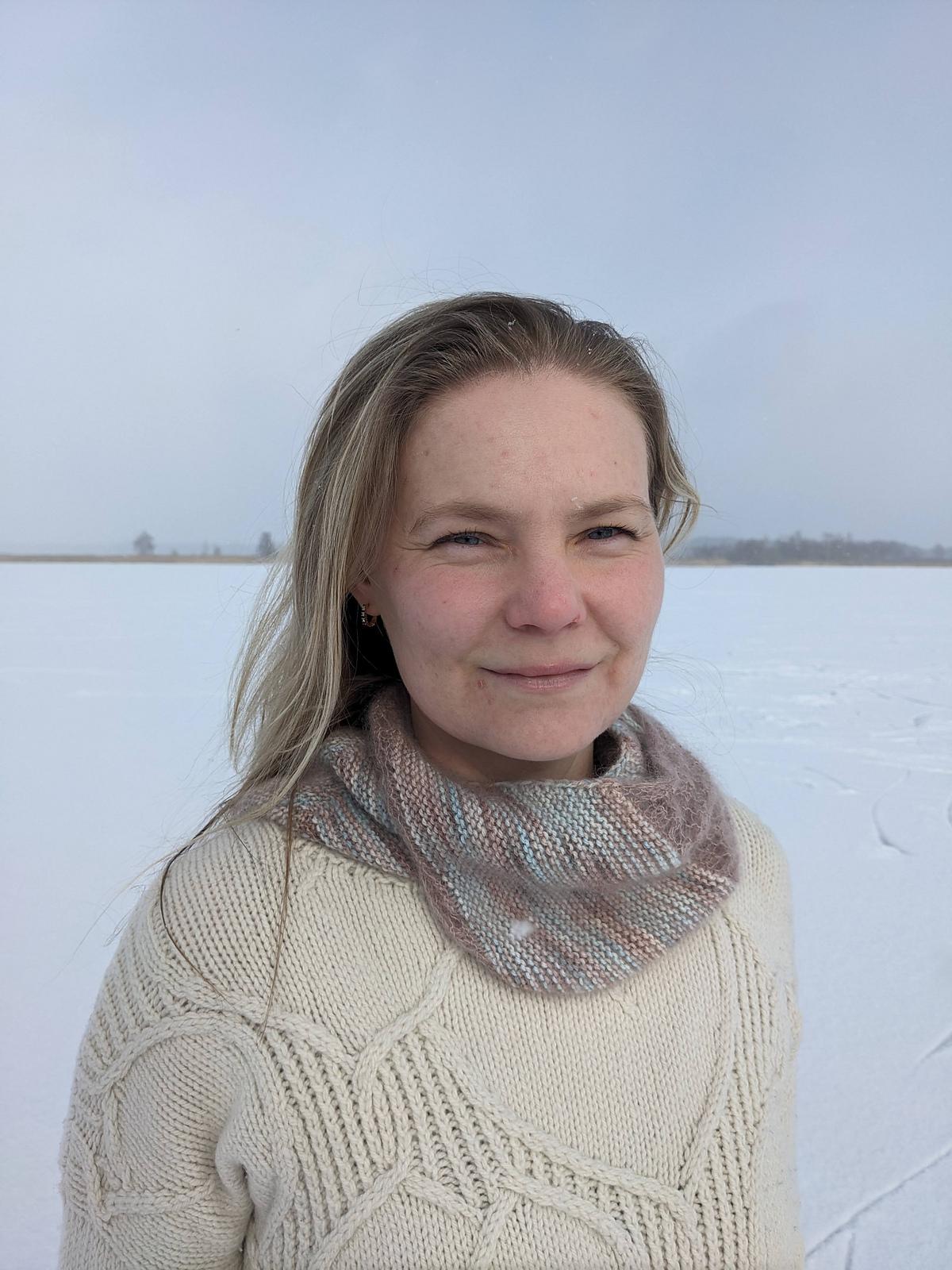 Bird Cherry cowl