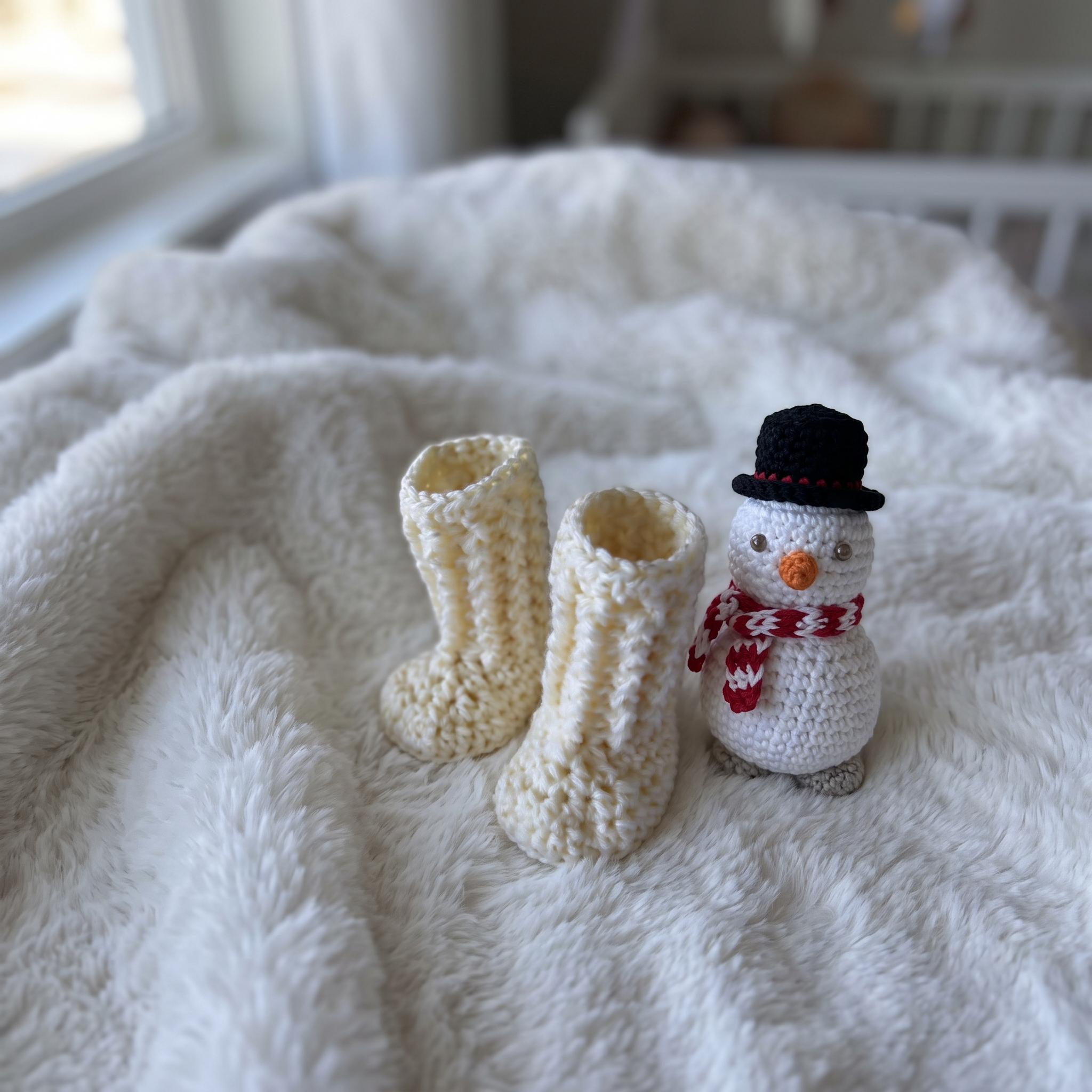 Baby Hat & Booties Set