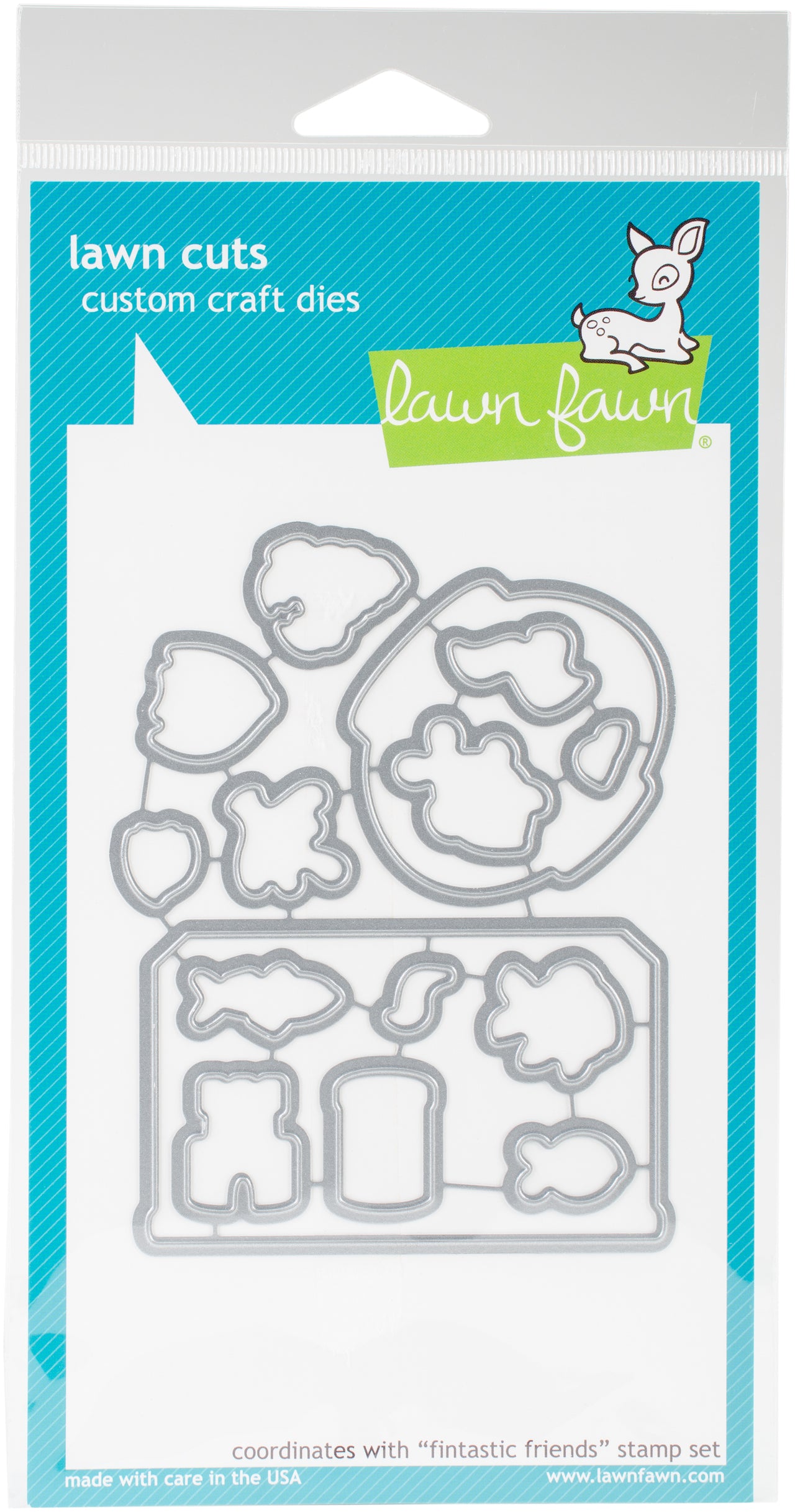 Lawn Fawn Lawn Cuts Custom Craft Die - Fin-Tastic Friends