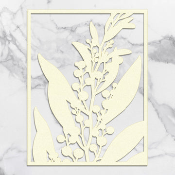 Artdeco Creations Sunburnt Country Laser Cut Coasterboard Silhouette - Acacia 4.25"X5.5"