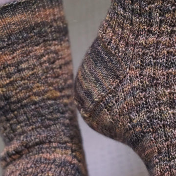 Freckled Rib Socks