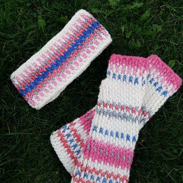Brioche Headband & Mitts