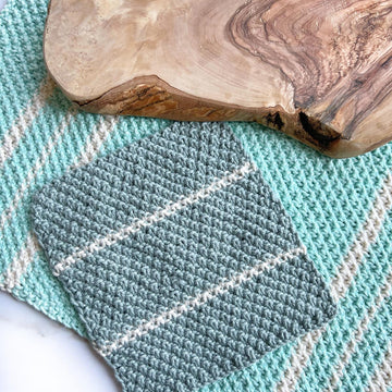 Inlet Towel and Dishcloth