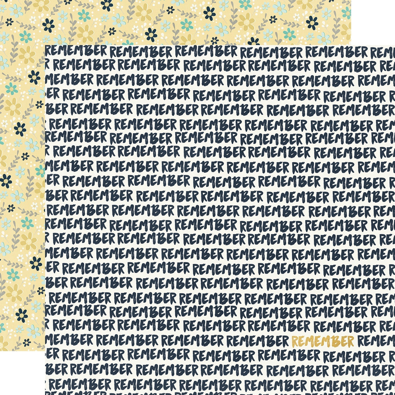 Simple Stories Heart Double-Sided Cardstock 12"X12" 25/Pkg - Remember