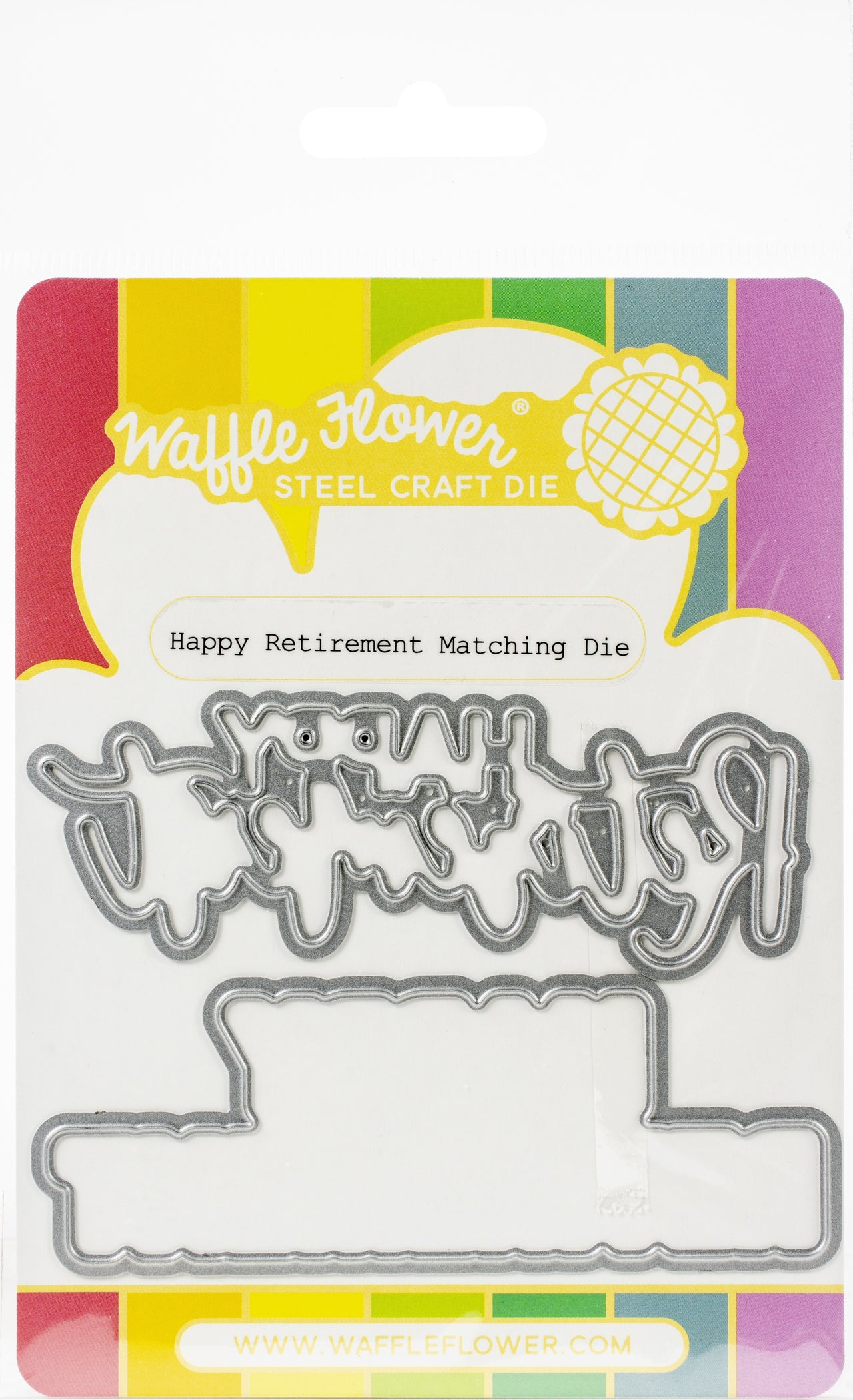 Waffle Flower Crafts Waffle Flower Die - Happy Retirement