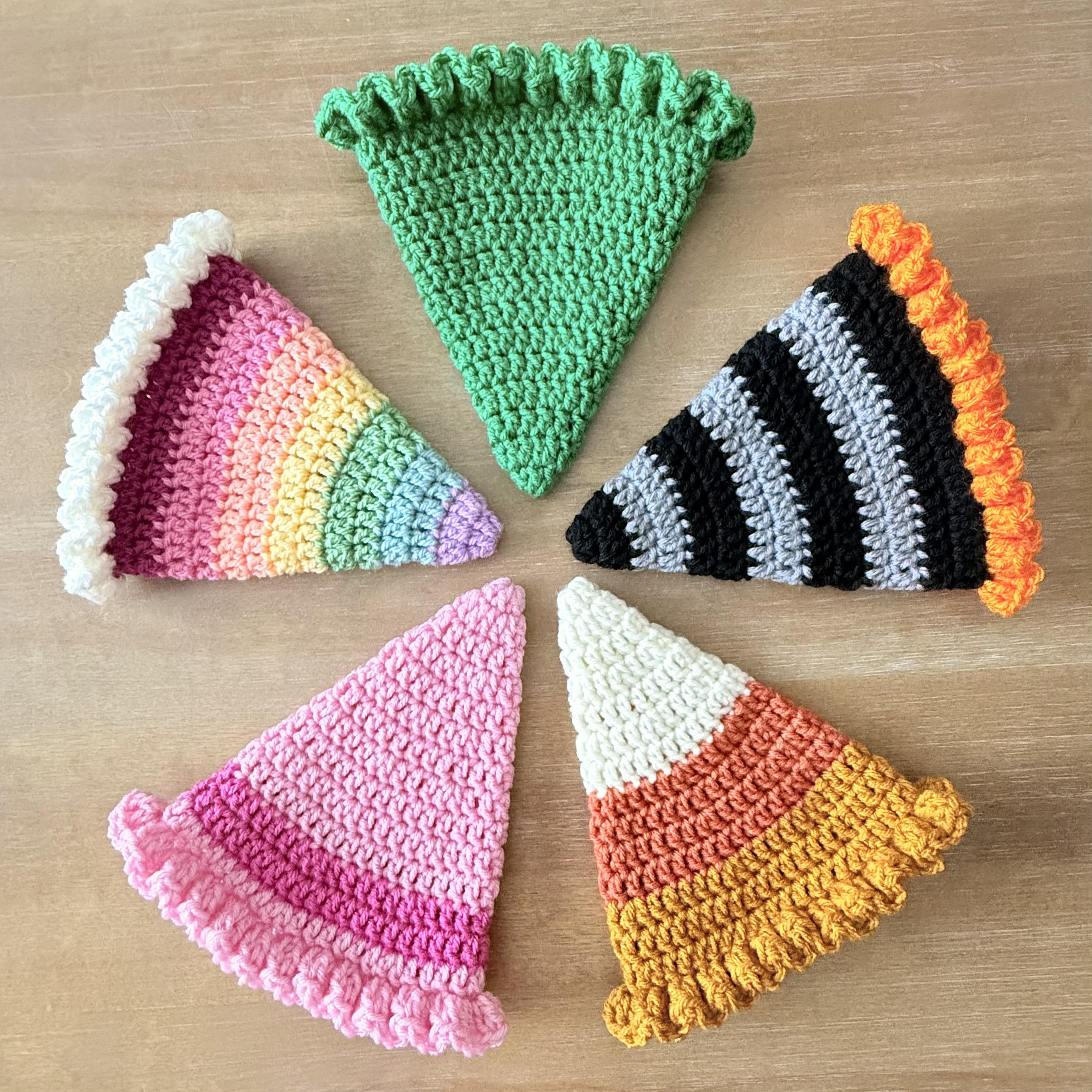 Kids & Dolls Ruffled Witch Hats