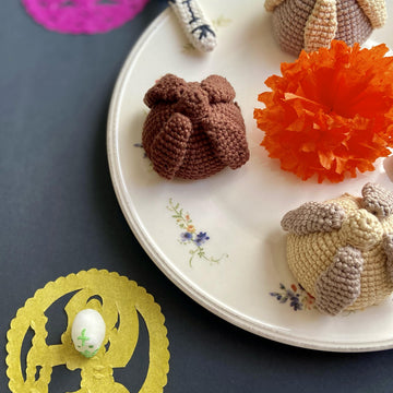 PAN DE MUERTO -DAY OF THE DEATH BREAD CROCHET AMIGURUMI PATTERN