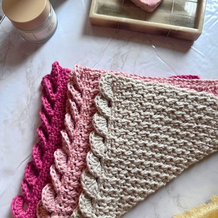 Seashore face cloth