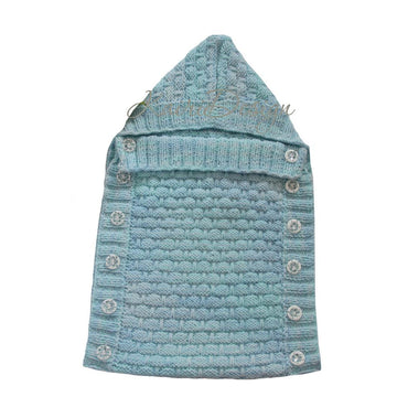 Baby doll sleeping bag blue